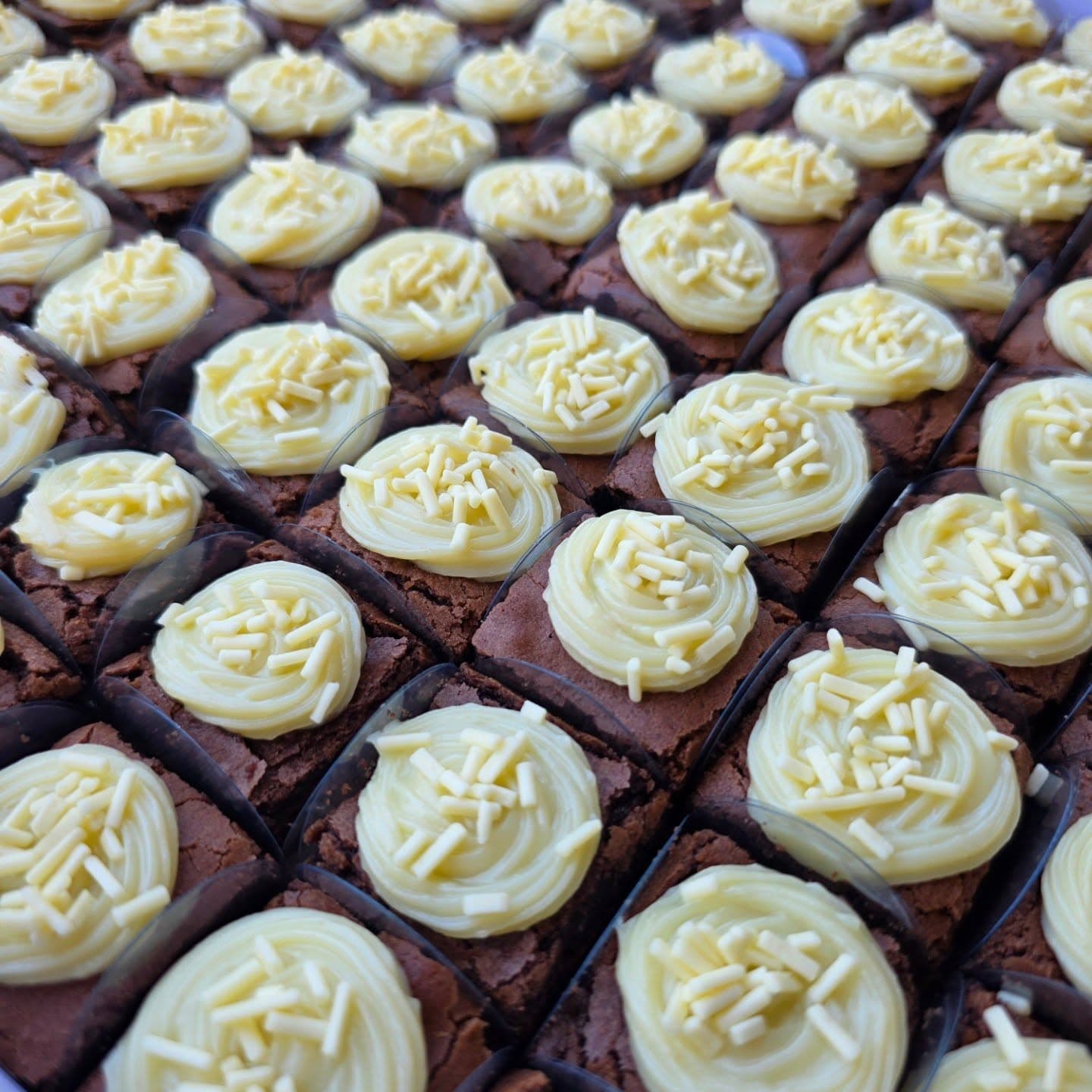 Brownie com brigadeiro de Ninho